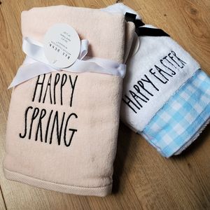 Rae Dunn Easter Hand Towels